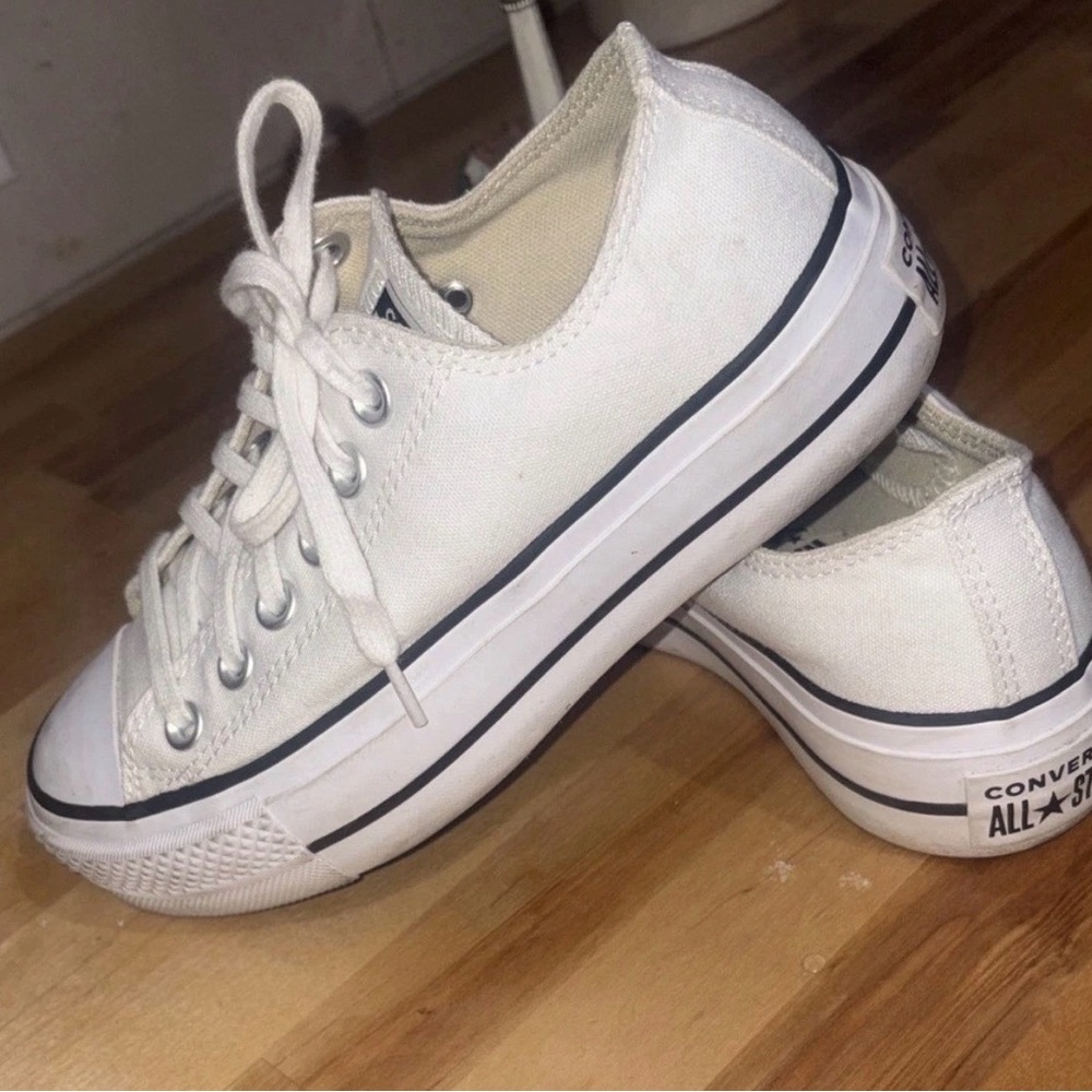 Converse Classic White Canvas Sneakers